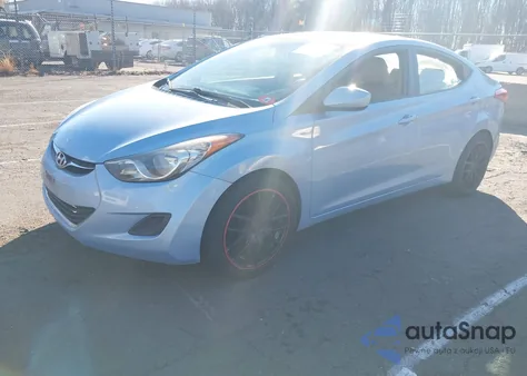 2012 Hyundai Elantra Gls (Ulsan Plant) из США, поврежденный, VIN KMHDH4AE5CU330320